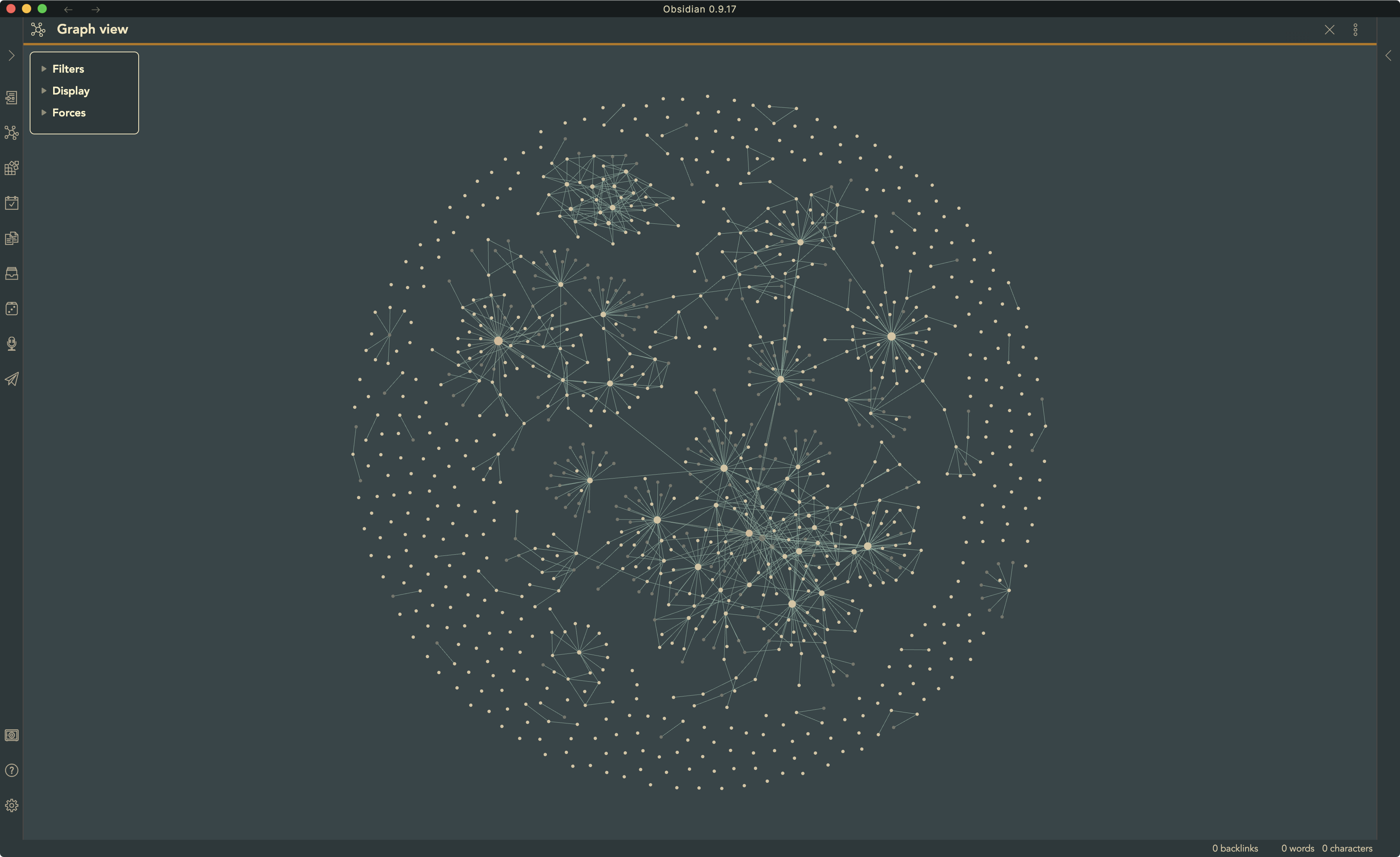 Obsidian graph